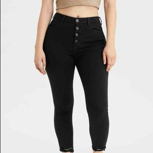 American Eagle Cropped Dream Jean with Button-Up Fly